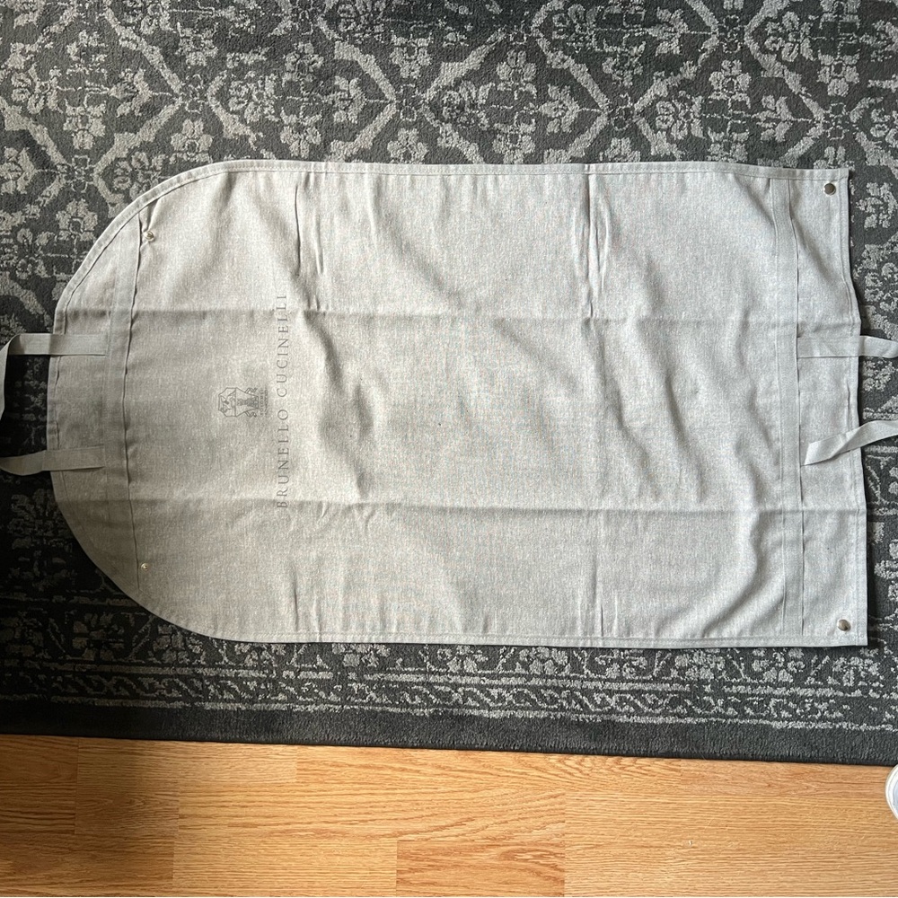 Brunello Cucinelli Linen Garments Bag